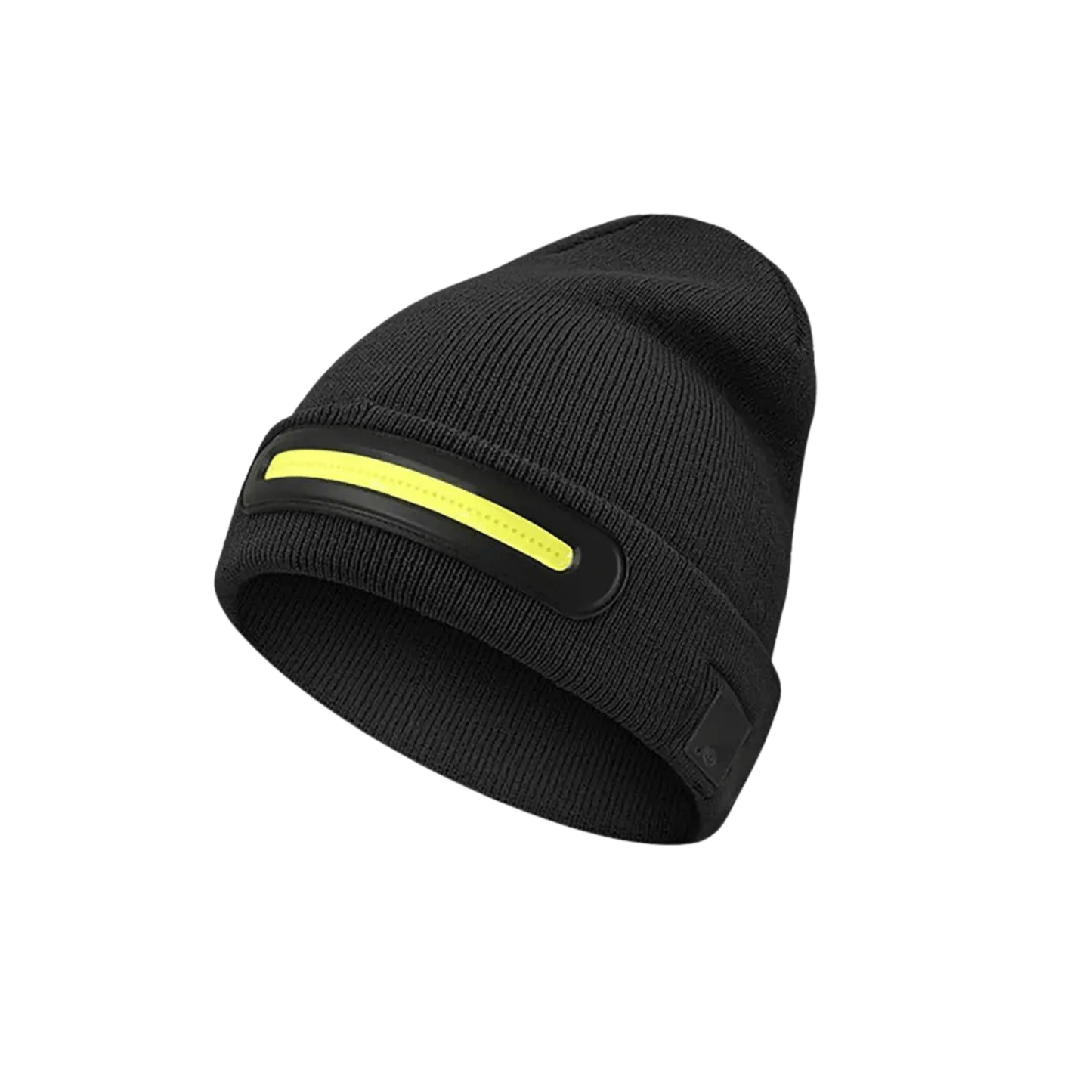 Beanie with LED Light – USB Rechargeable Unisex Winter Hat (Black)