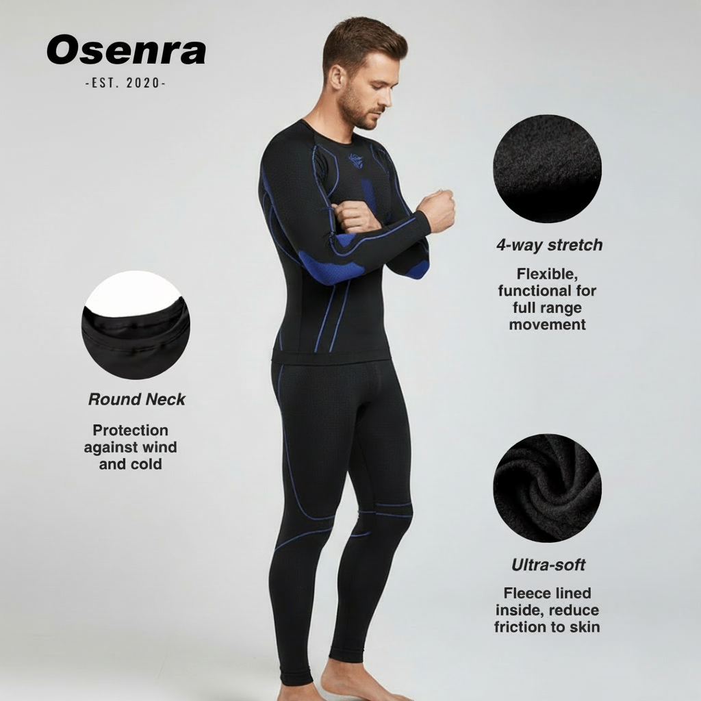 Men's Thermal Compression Underwear Set