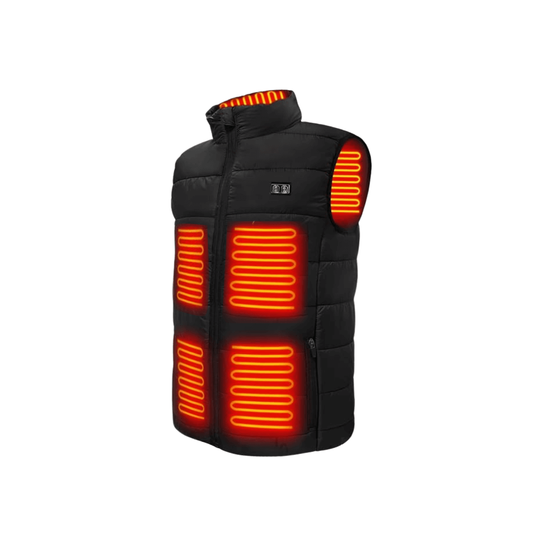 Heated Vest – 9 Heating Zones, USB Rechargeable & Waterproof