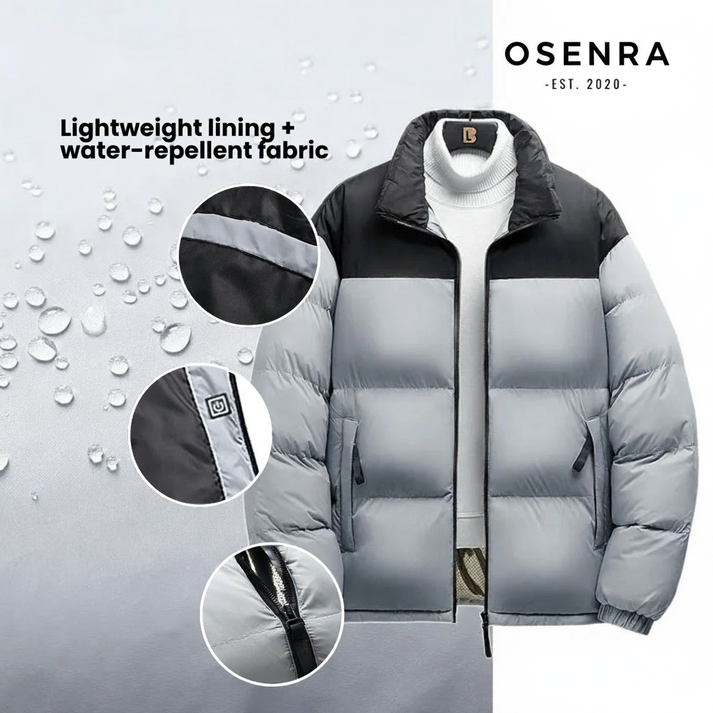 Heated Jacket – 6 Heating Zones, Waterproof Extra Warm for Men and Women