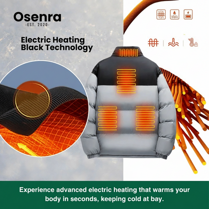 Heated Jacket – 6 Heating Zones, Waterproof Extra Warm for Men and Women