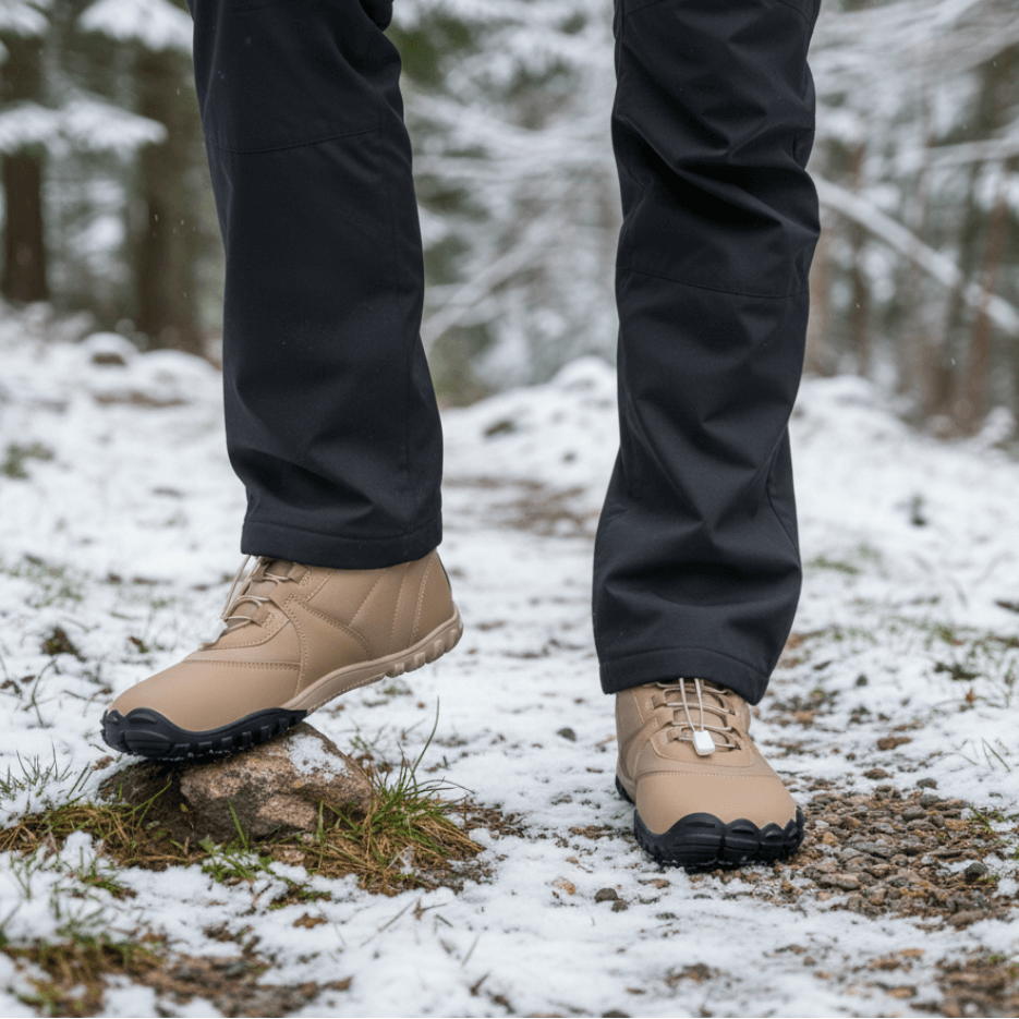 Osenra Winter Snow Boots – Warm, Fur-Lined Barefoot Shoes for Men & Women