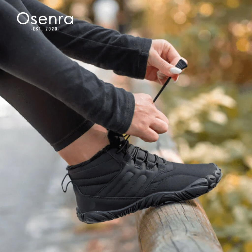 Osenra Winter Snow Boots – Warm, Fur-Lined Barefoot Shoes for Men & Women