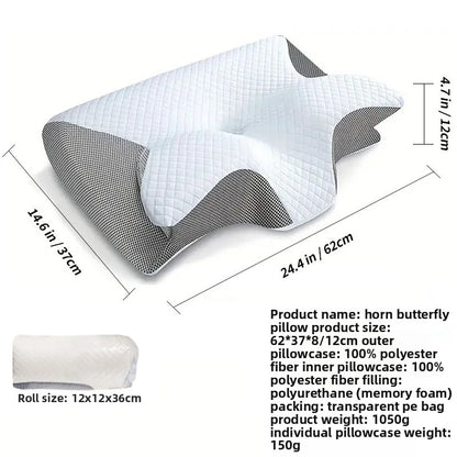 Cervical Neck Pillow - Memory Foam Pillow for Neck & Shoulder Pain Relief